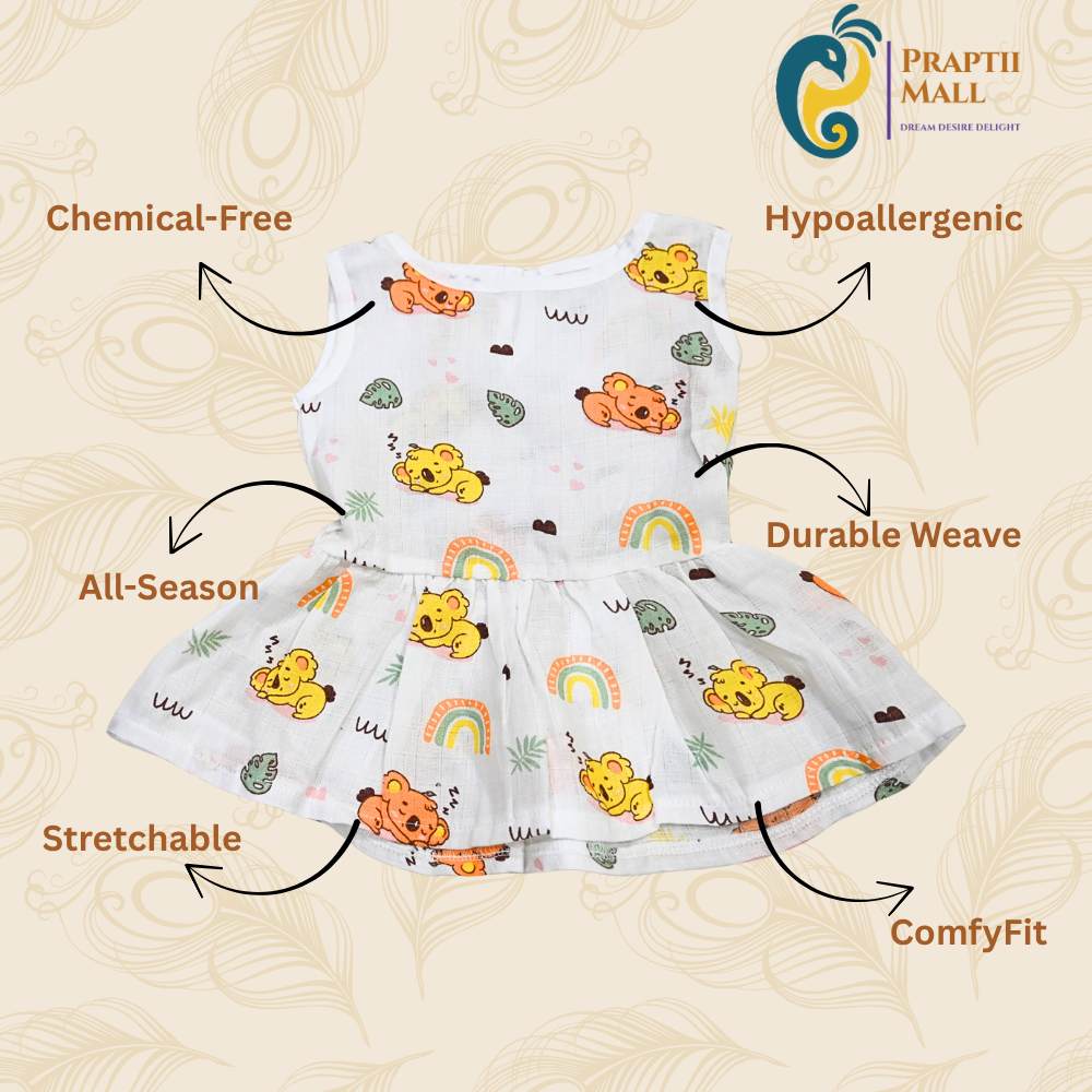 Muslin Button Frock