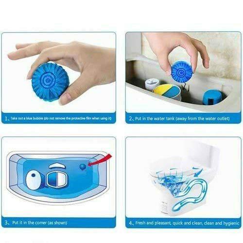FreshFlush™ – Toilet Deodorizer & Cleaner Tablets (Pack of 3)