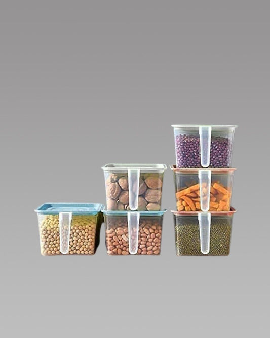 FreshBox™ – Unbreakable Kitchen Storage Fruits Basket (Pack of 6, 1000ml)